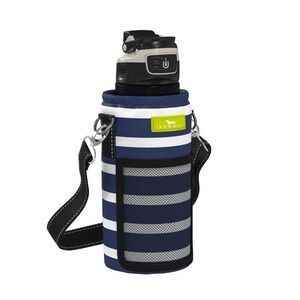 Scout Water Boy Nantucket Navy Striped Water Bottle Koozie NWT